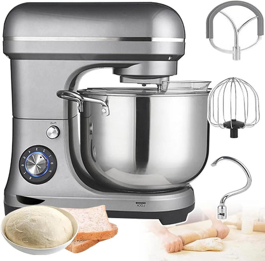 10L commercial dough mixer, heavy-duty stand mixer with hook, whisk and beater for bakery and home use