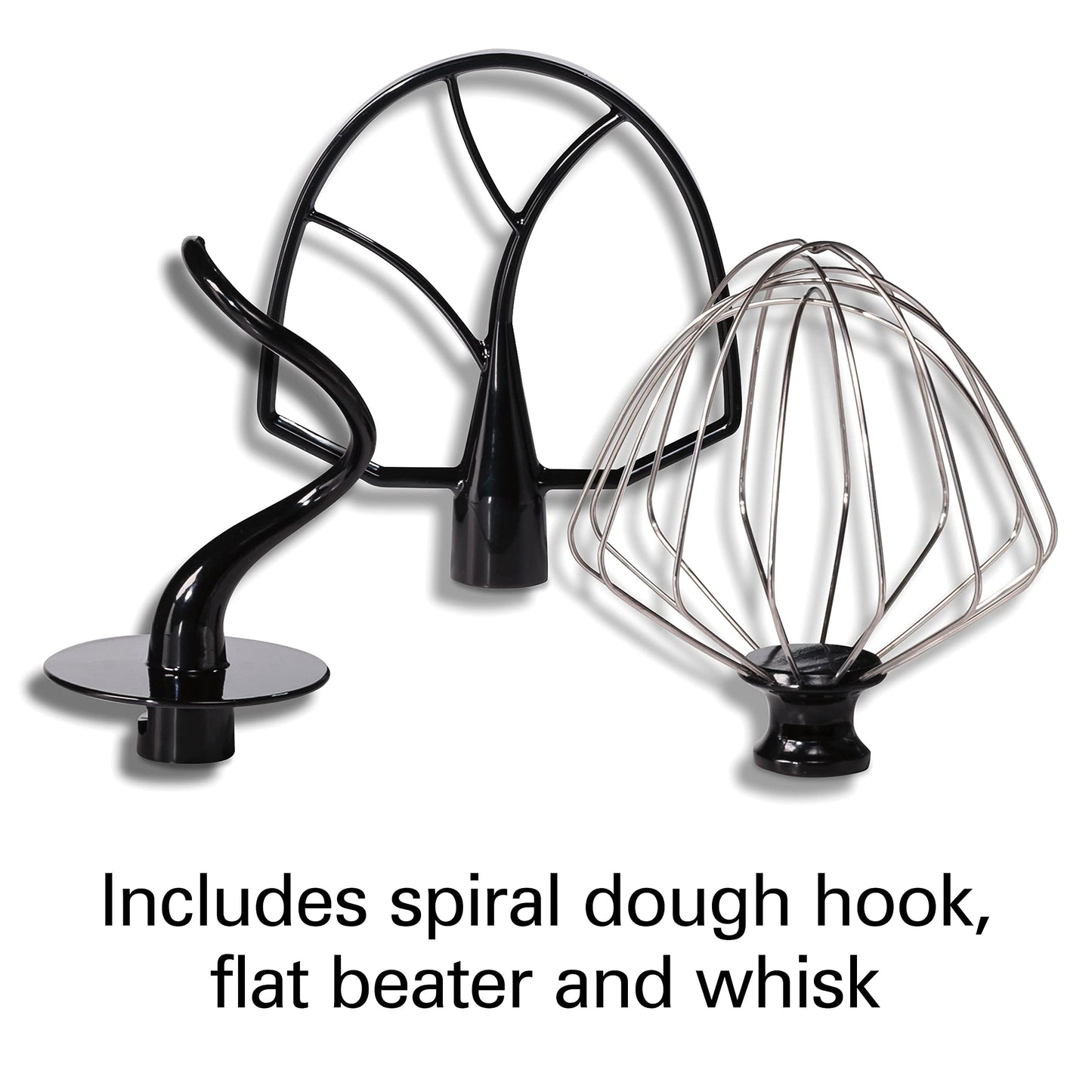 Hamilton Beach Professional 5QT all-metal stand mixer, 12 speeds, attachment hub, includes beater and dough hook
