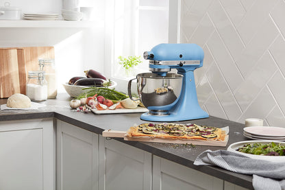 KitchenAid Artisan Series 5 Quart Tilt Head Stand Mixer with Pouring Shield KSM150PS, Blue Velvet